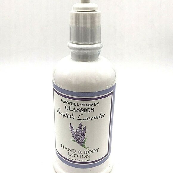 Caswell Massey Classics ENGLISH LAVENDER Hand & Body Lotion Moisturizer 8.2 oz!! - Picture 1 of 5
